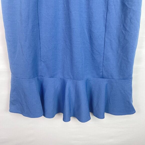 Paper Crown Maternity Short Sleeve Peplum Hem Short Sleeve Sheath Dress XL - Picture 6 of 8